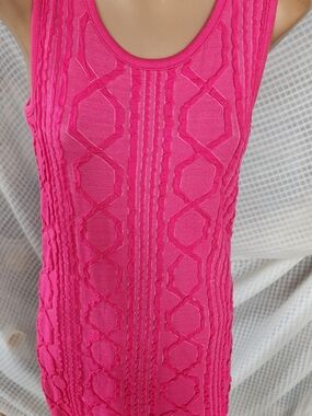Say What? Hot Pink Textured Mini Dress